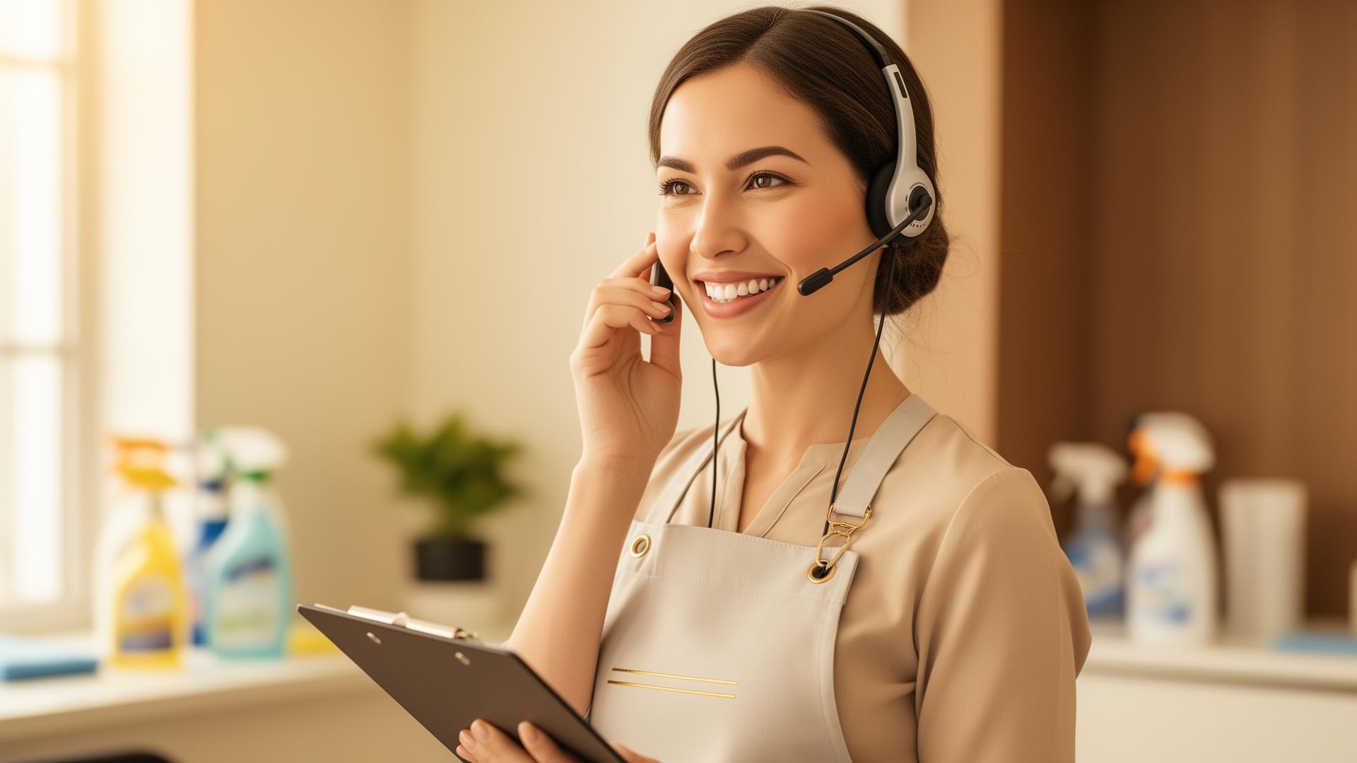 Friendly customer service representative at Madeline's Quality Cleaning